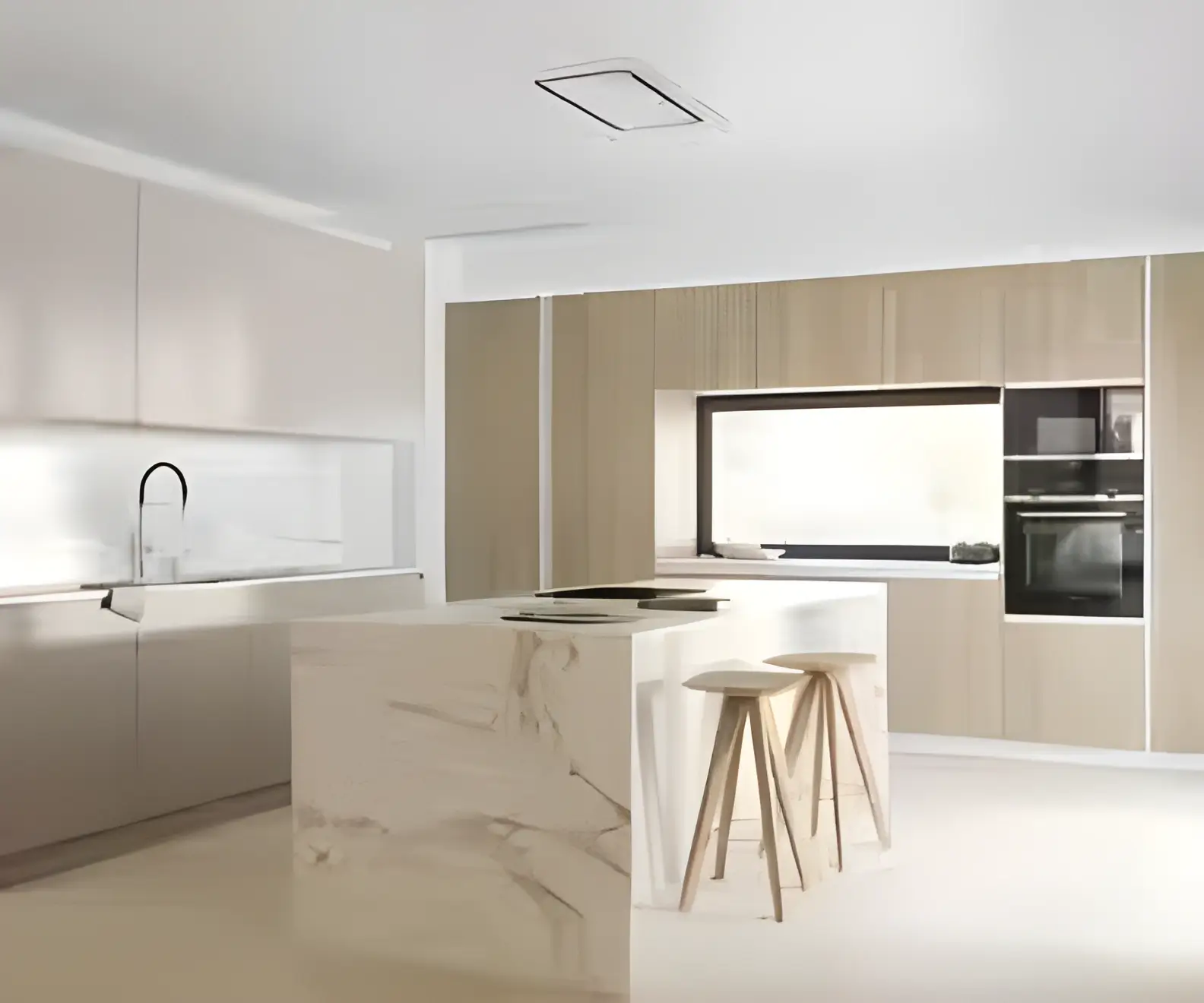 Cocina reformada en Huelva con mobiliario nuevo